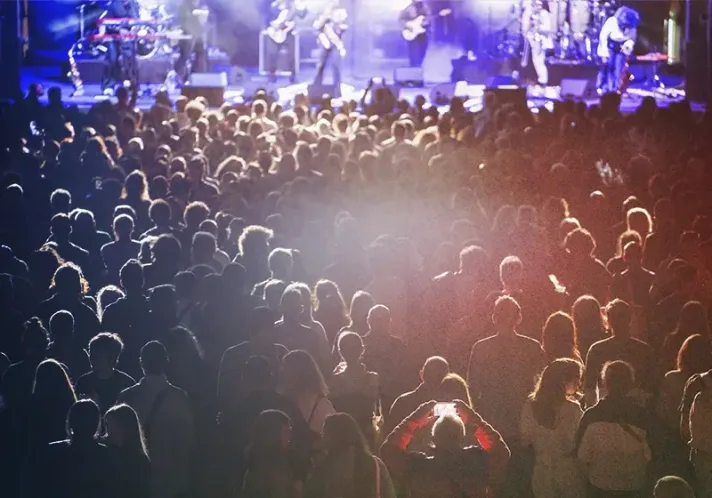 Show com grande público no Centro de Eventos Complexo do Louvor em Ituporanga SC.